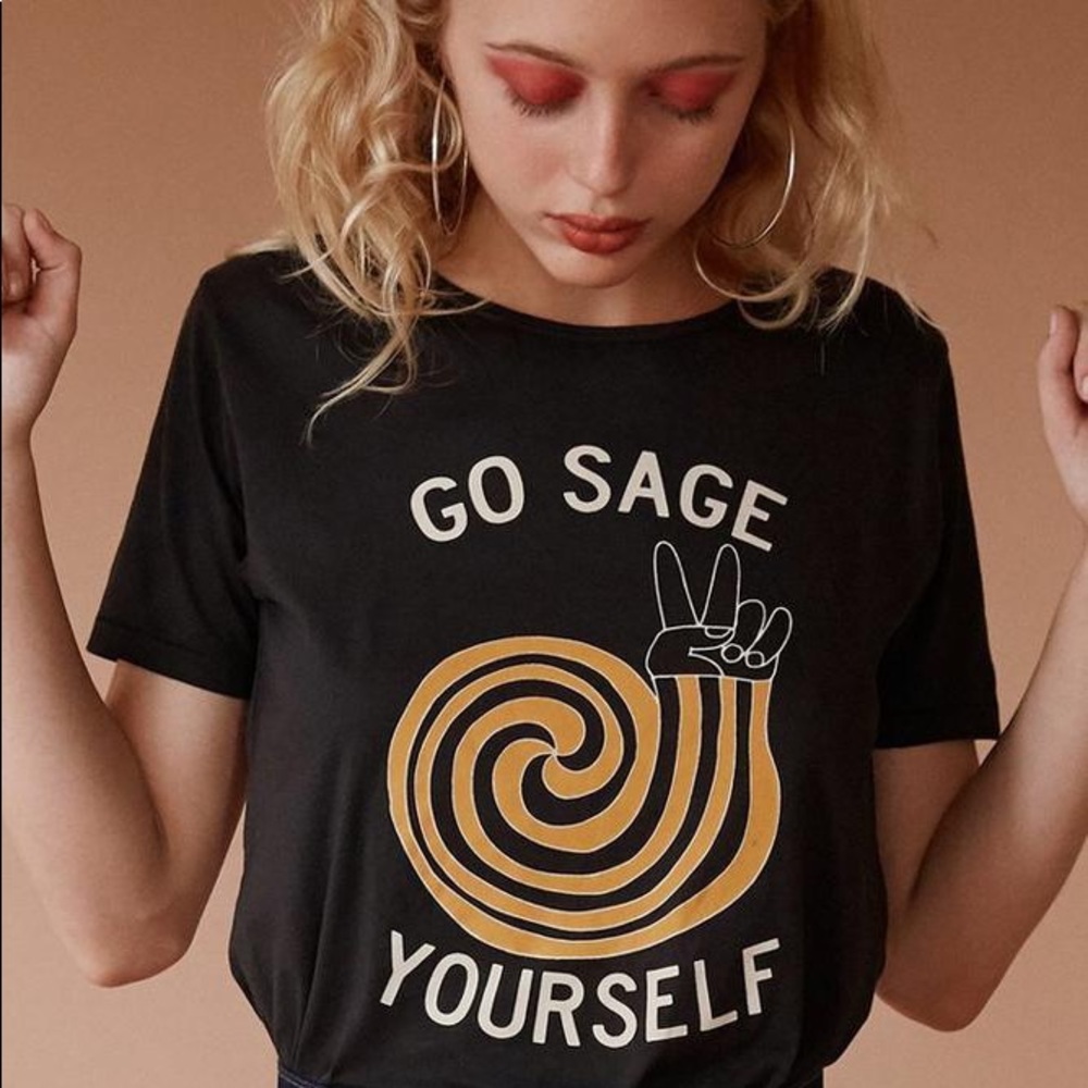 SUGARHIGH LOVESTONED | Go Sage Yourself Tee | S